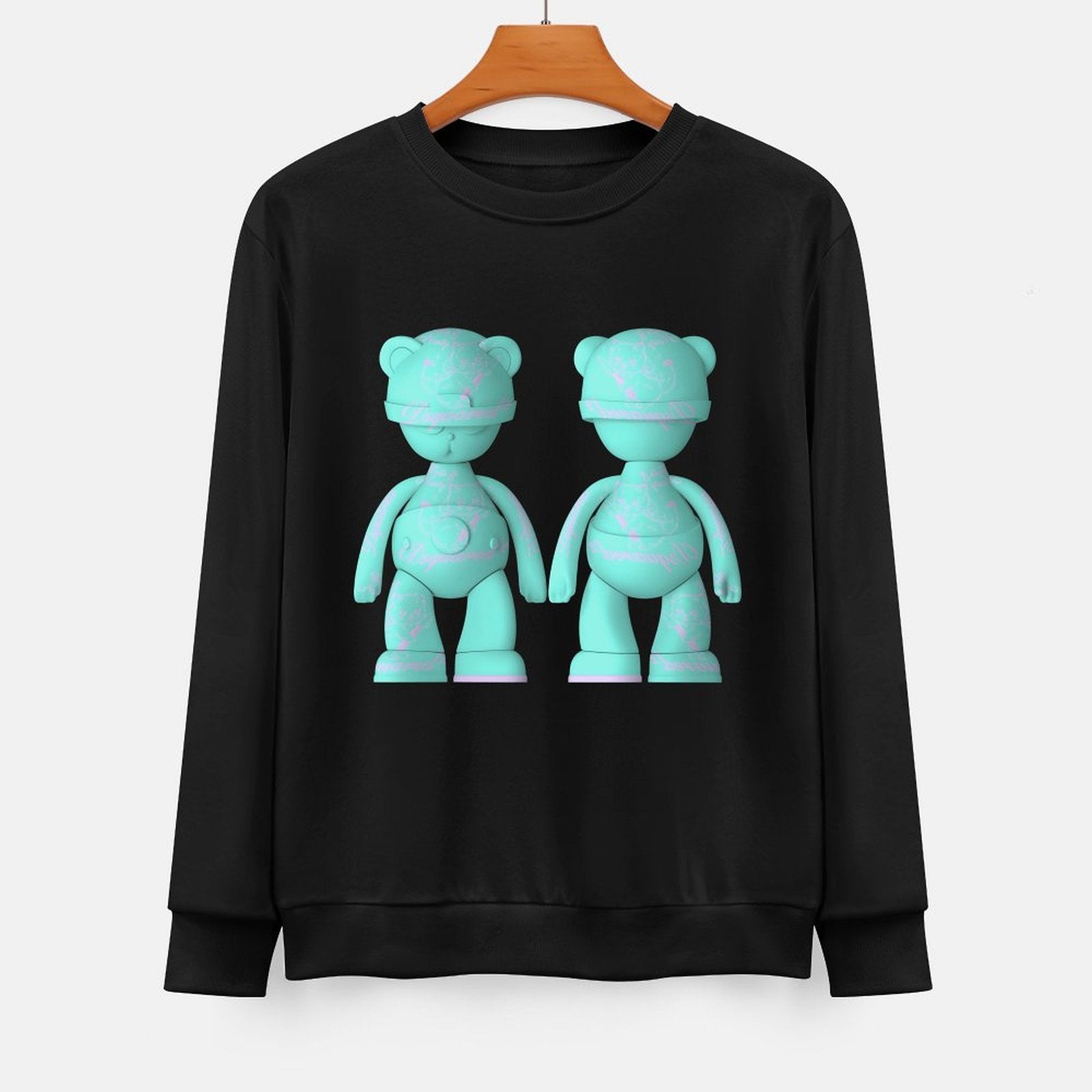 Long Sleeve With Front PatternRegular Plain